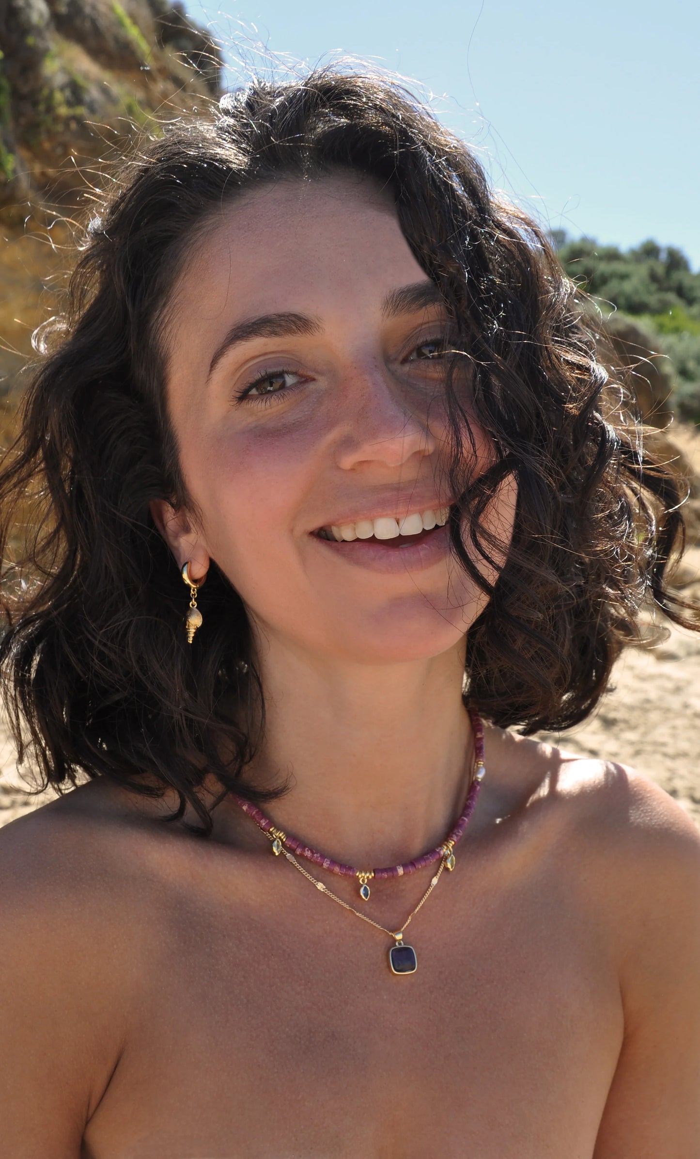 TUNIK : Heishi Ceres Necklace