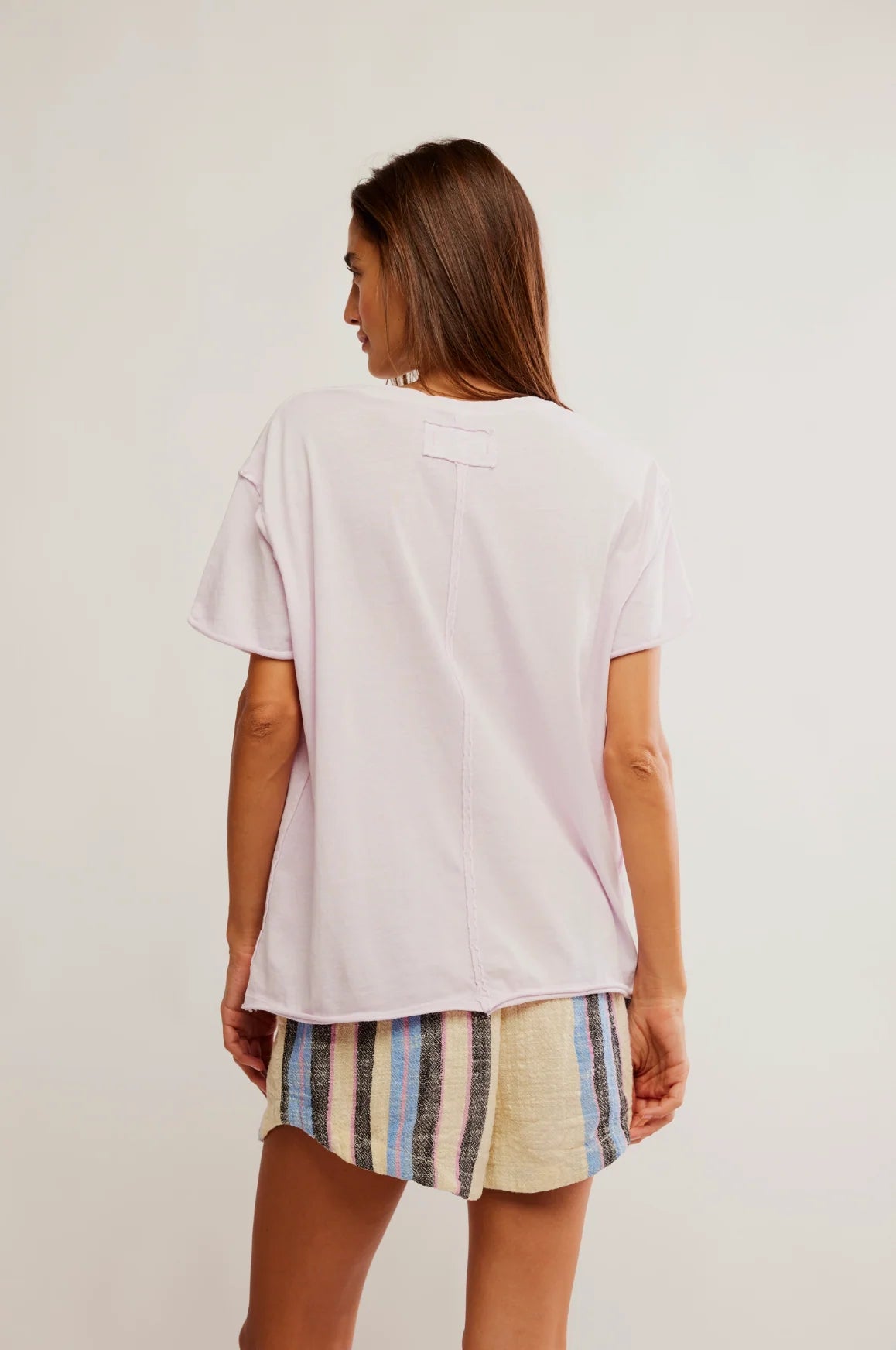 FREE PEOPLE : Nina Tee - Falling Petal Pink