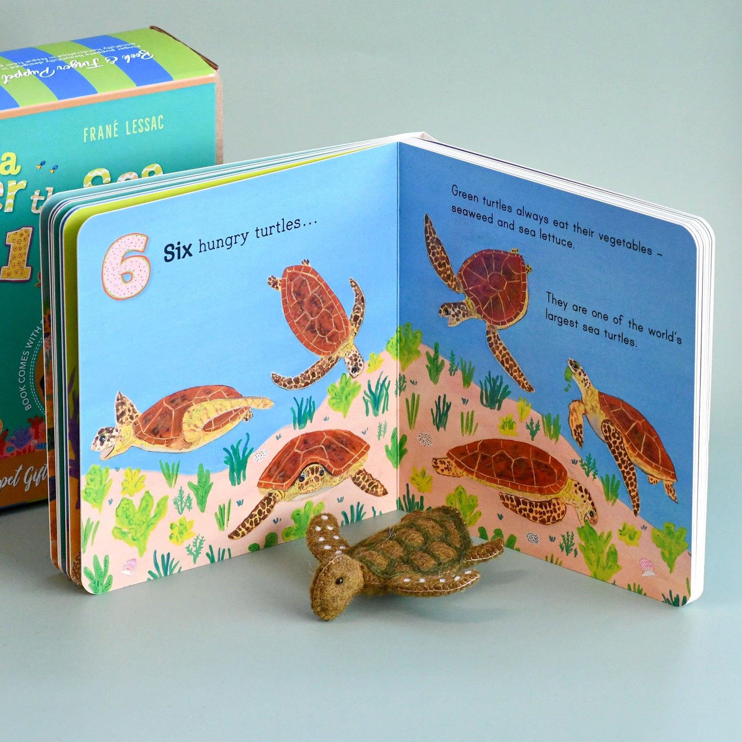 Tara Treasures : Australia Under The Sea by Fran Lessac - Book and Finger Puppet Set