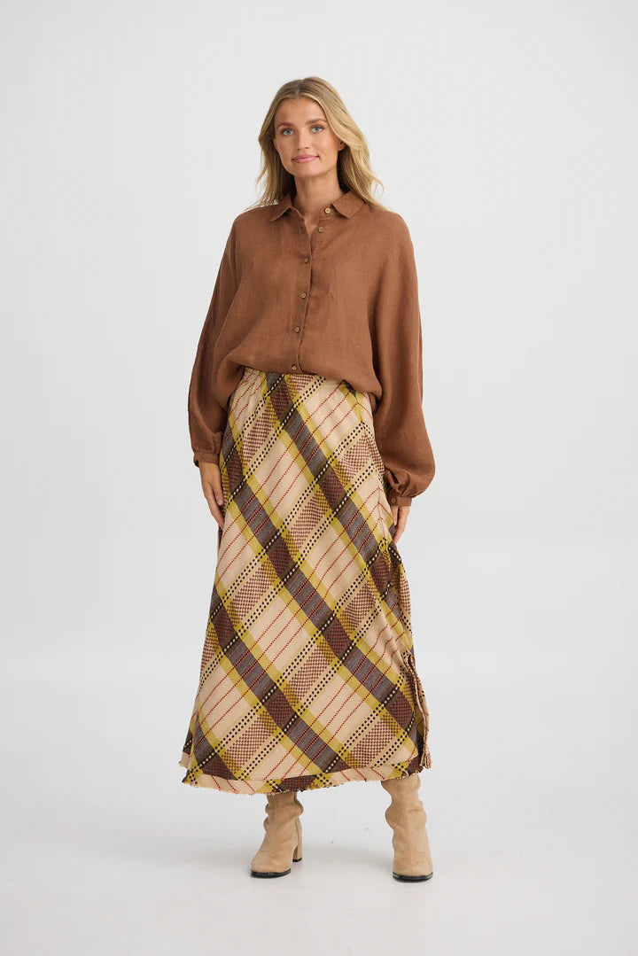 THE SHANTY CORPORATION : Sicily Skirt - Santiago Check