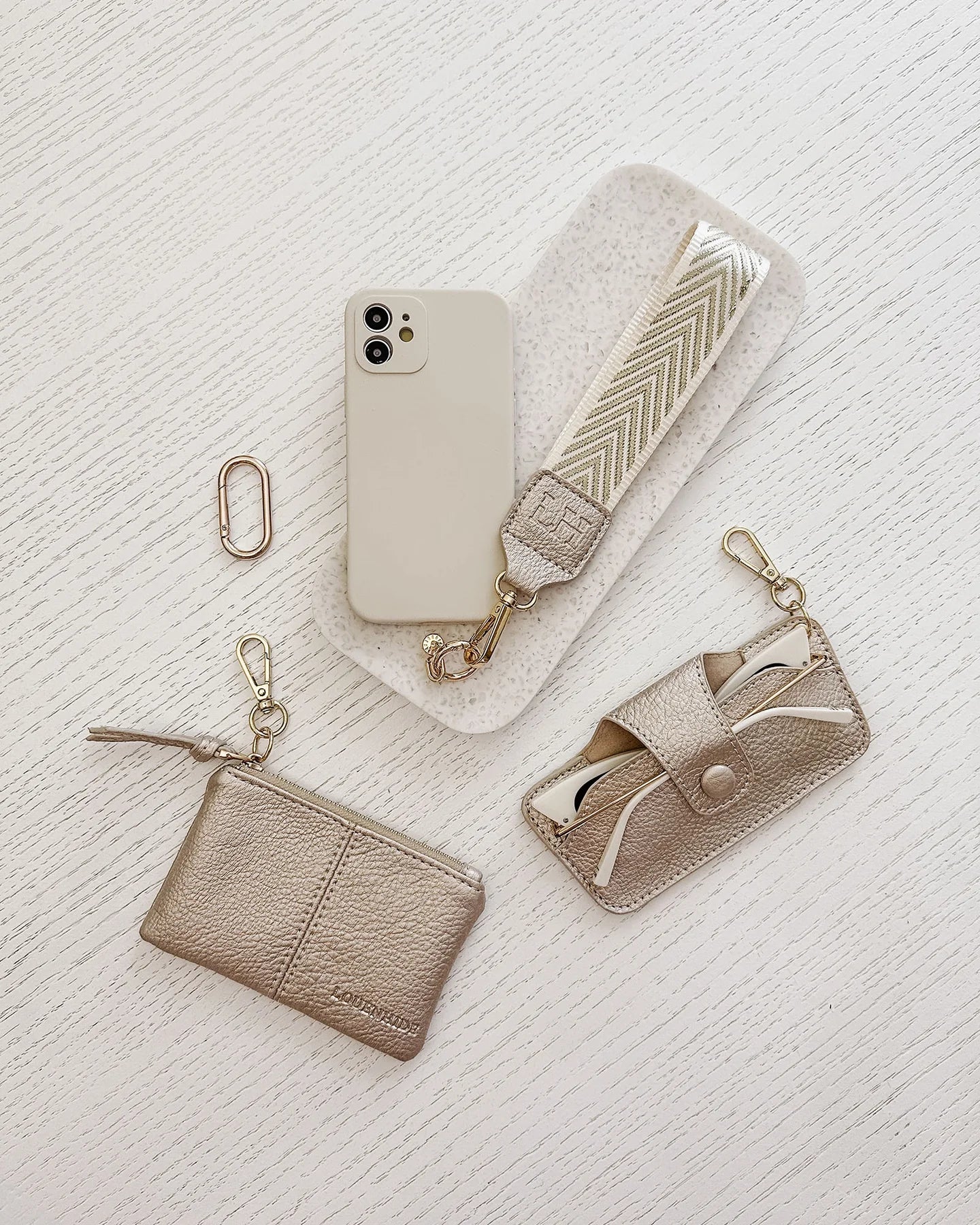 LOUENHIDE: Ziggy Champagne - Accessory Bundle