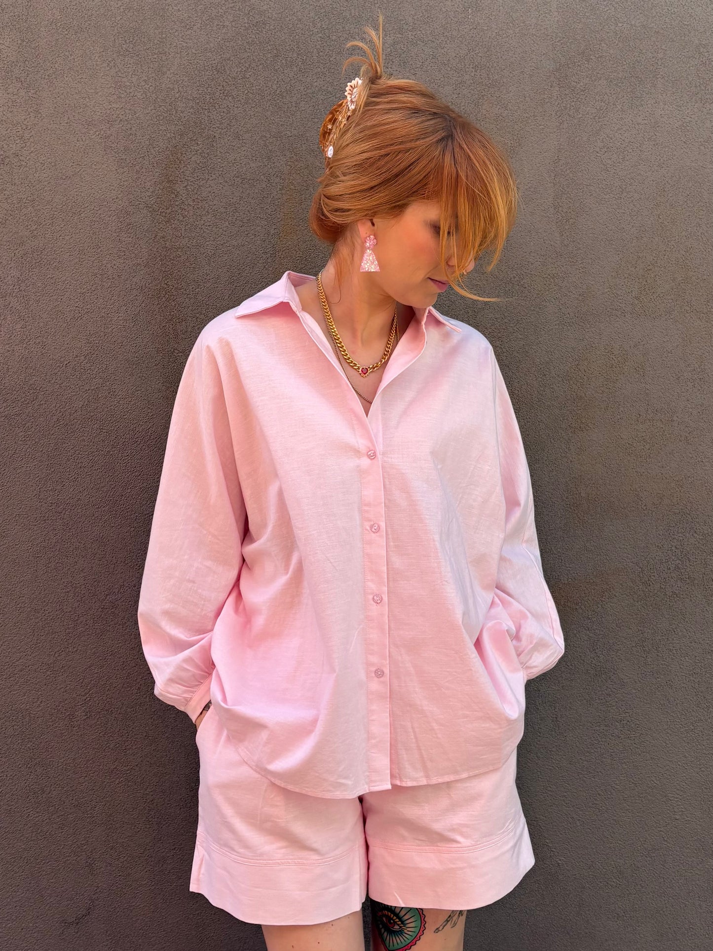 BRAVE + TRUE - Monty Shirt - Pink