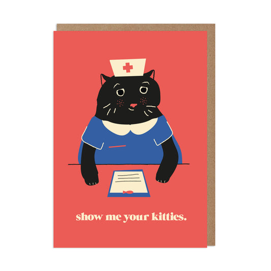 GREETING CARD : Show Me Your Kitties - Greeting Card