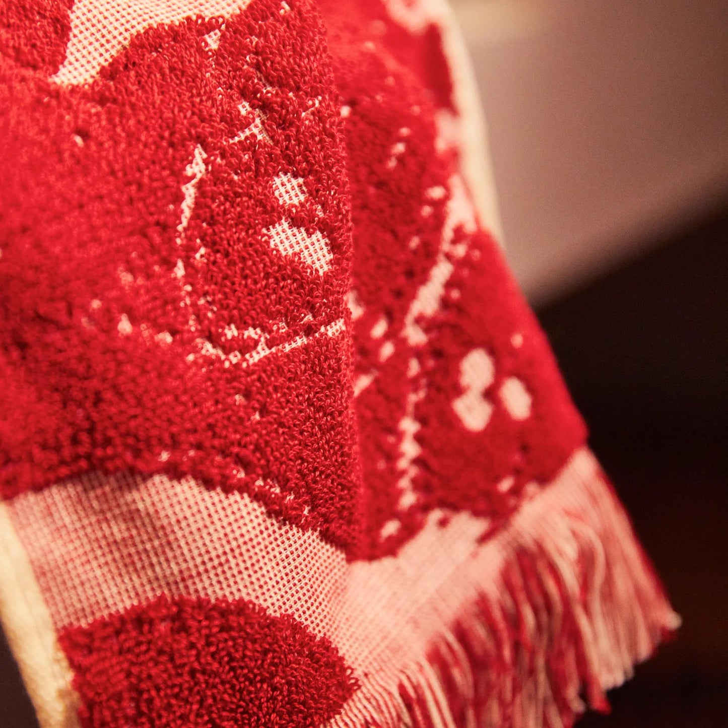 SAGE + CLARE - Lucia Hand Towel - Crimson