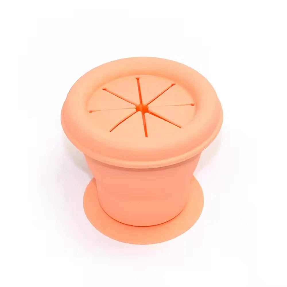 OB DESIGNS : Silicone Snack Cup - Peach