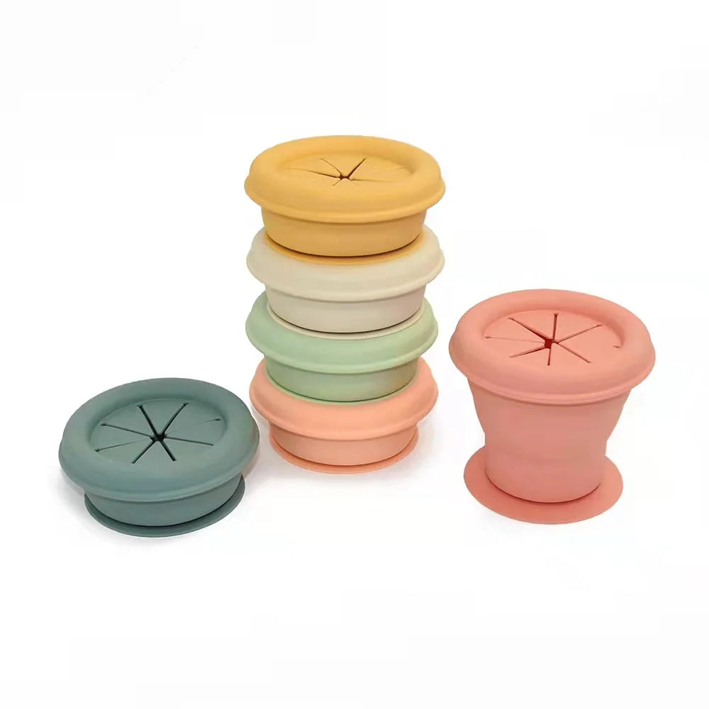 OB DESIGNS : Silicone Snack Cup - Mango