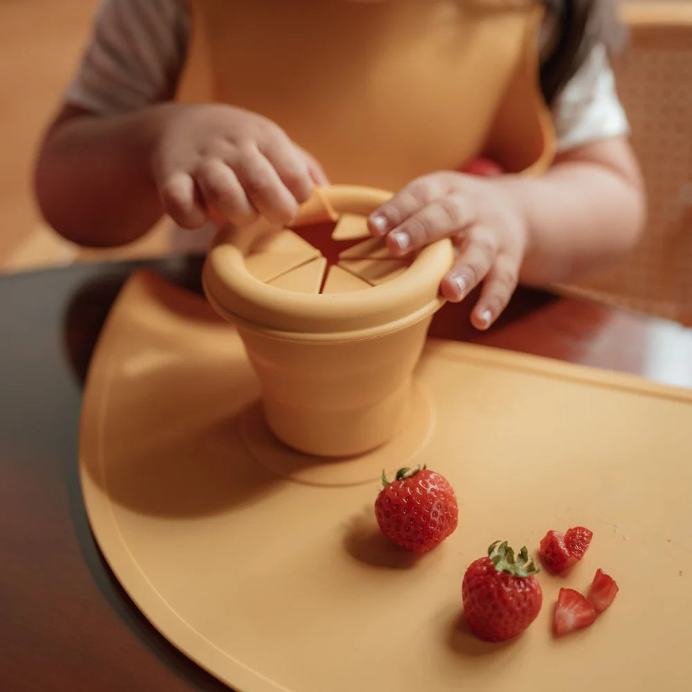 OB DESIGNS : Silicone Snack Cup - Mango