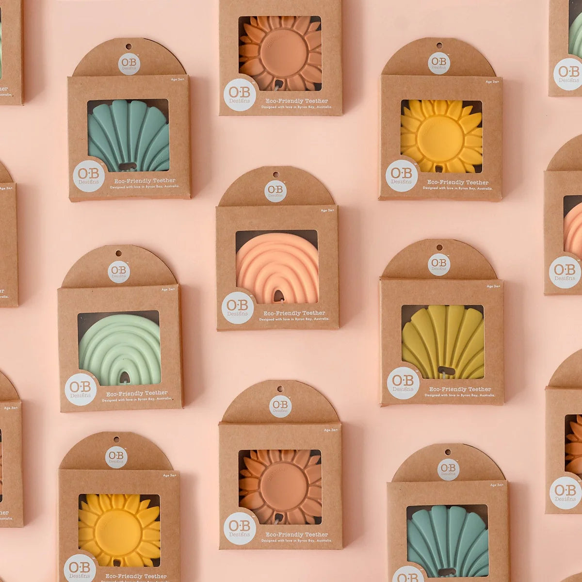 OB Designs : Eco-Friendly Teether - Gold