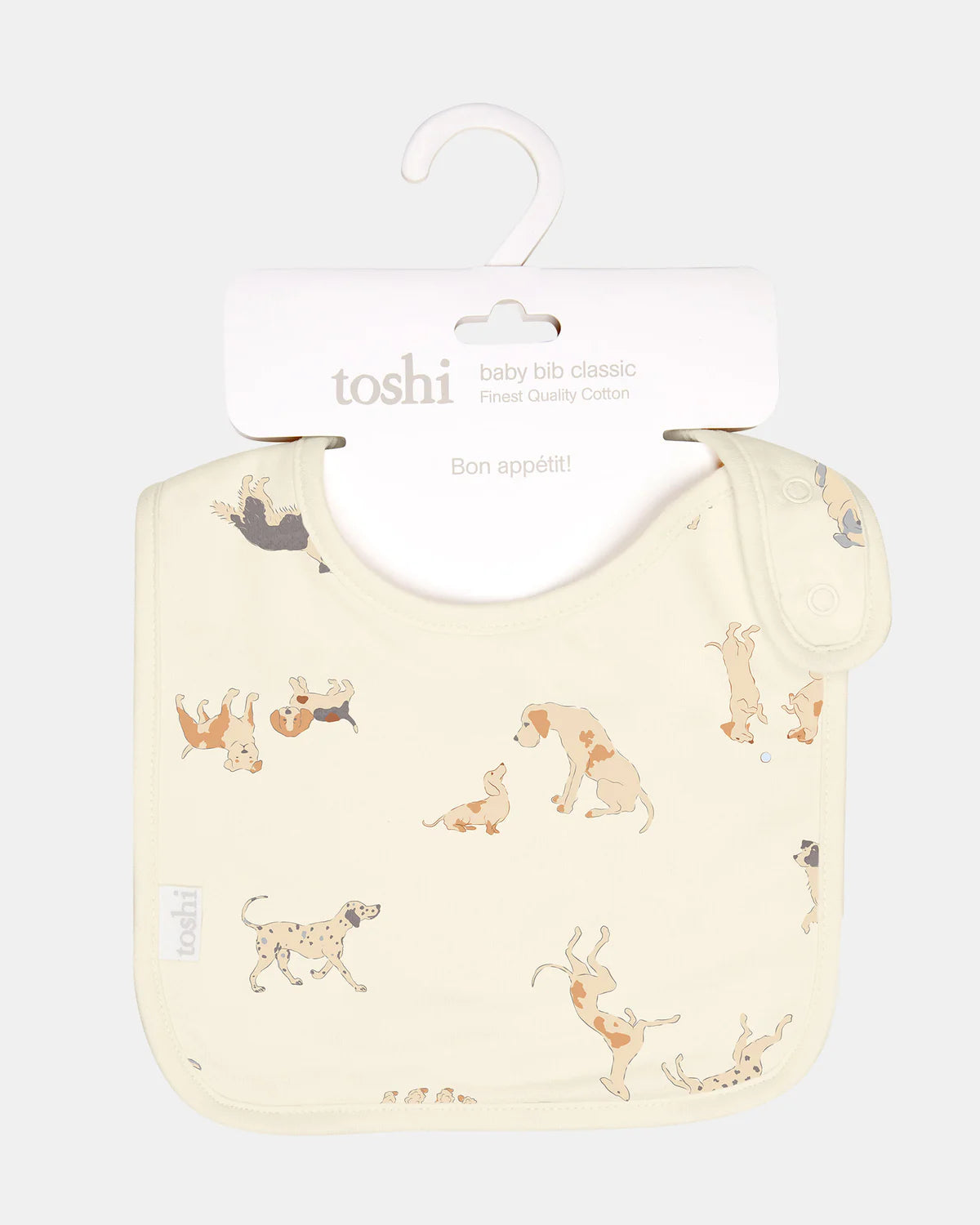 TOSHI : Baby Bib Classic - Puppy Love