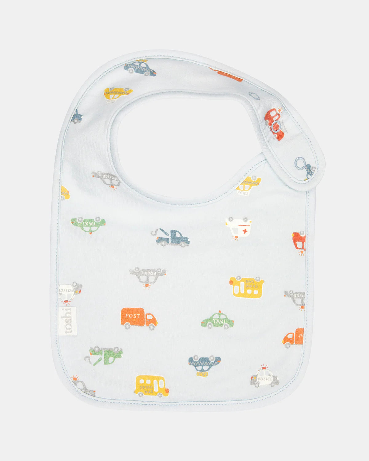 TOSHI : Baby Bib Classic - Working Wheels