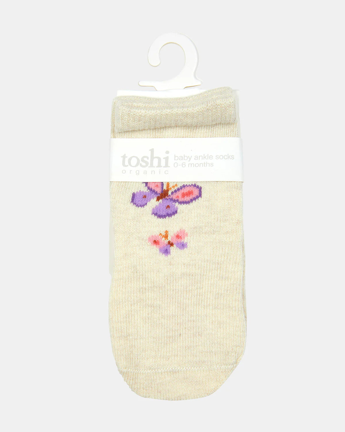 TOSHI : Baby Ankle Socks Jacquard - Butterfly Bliss