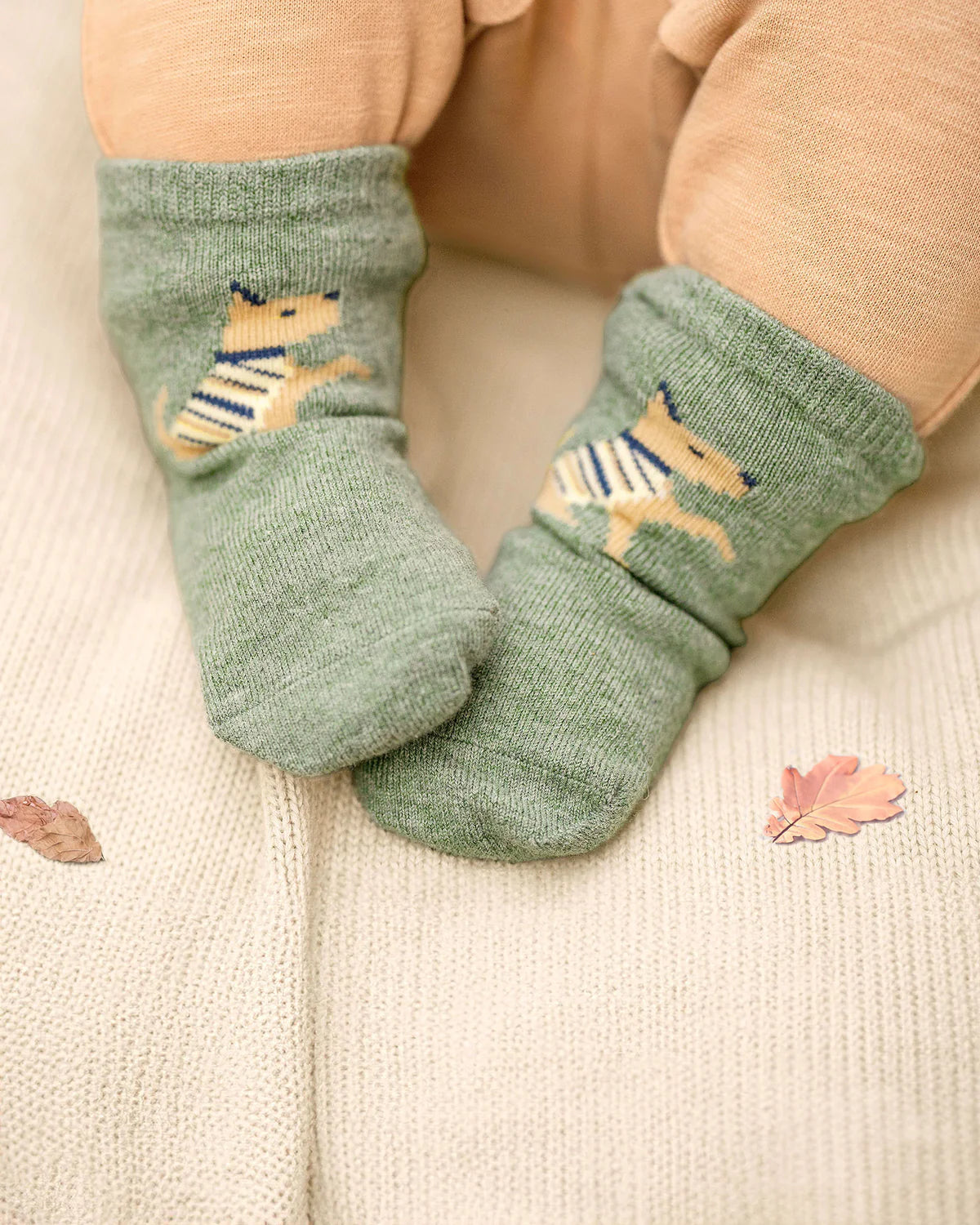 TOSHI : Baby Ankle Socks Jacquard - Lapdog