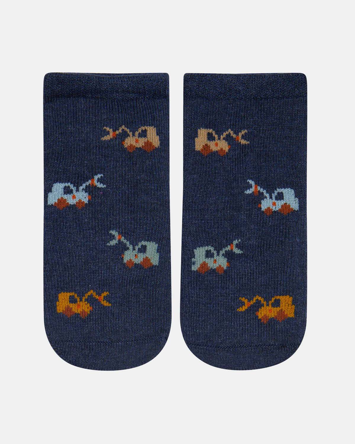 TOSHI : Baby Ankle Socks Jacquard - Earthmover
