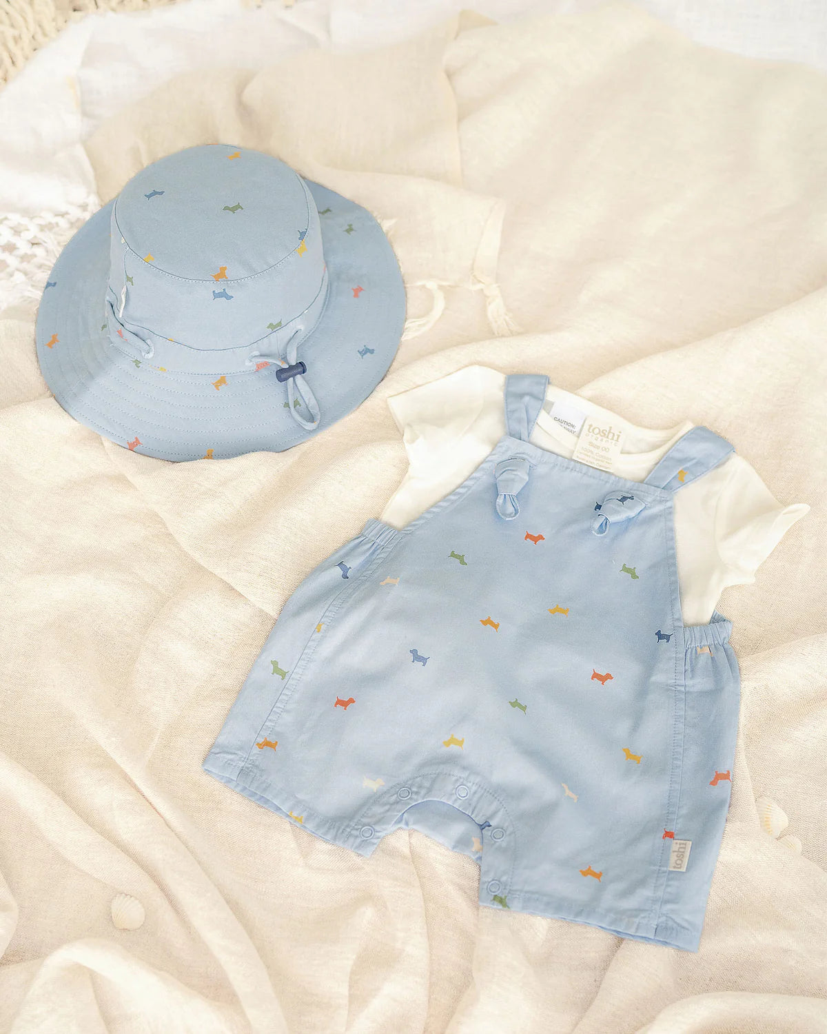 TOSHI : Baby Romper Folk - Koko Dog