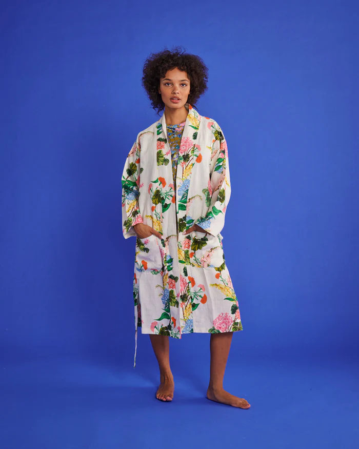 Kip & Co - Bouquet Beauty Linen Robe