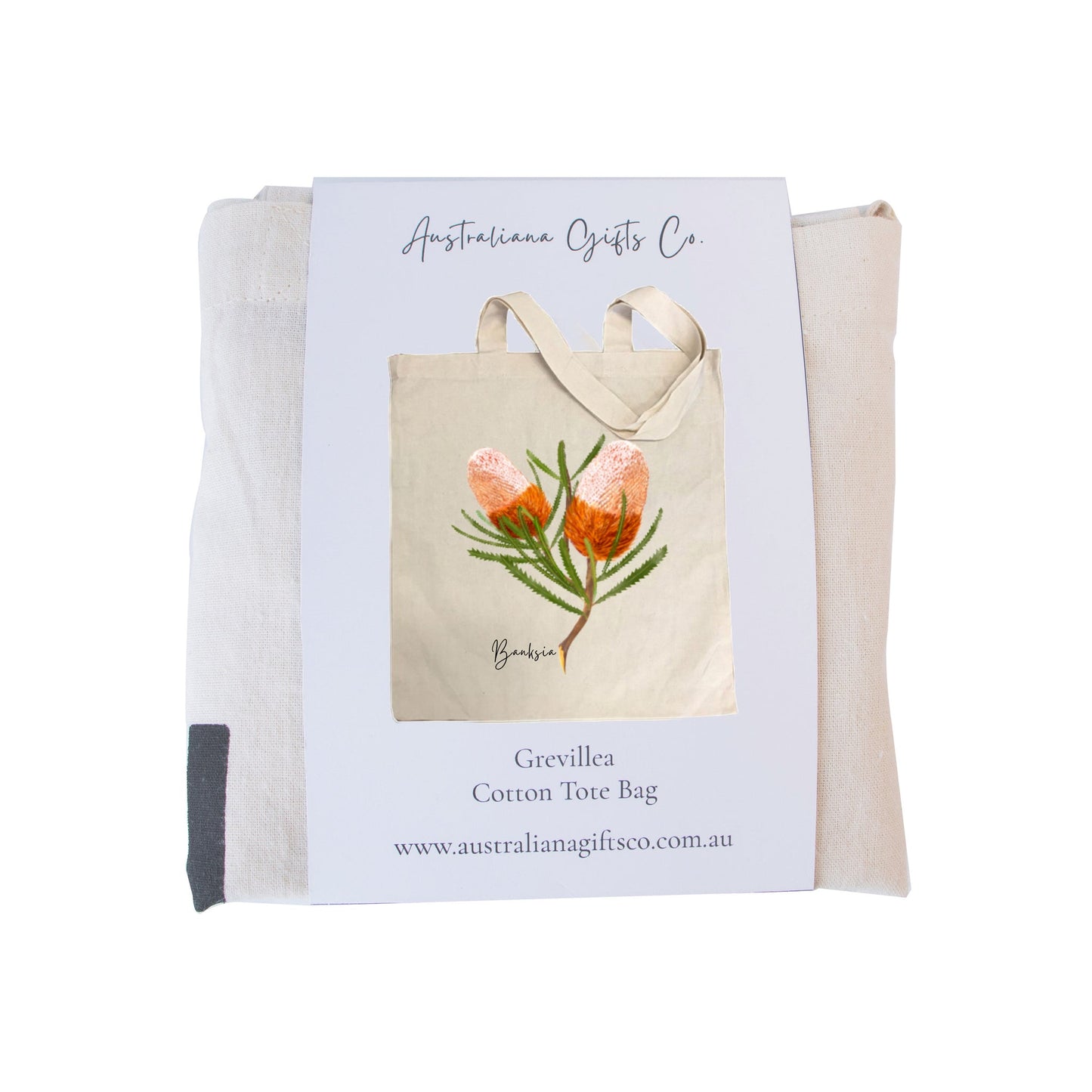 AUSTRALIANA GIFTS CO. : Cotton Tote Bag - Banksia