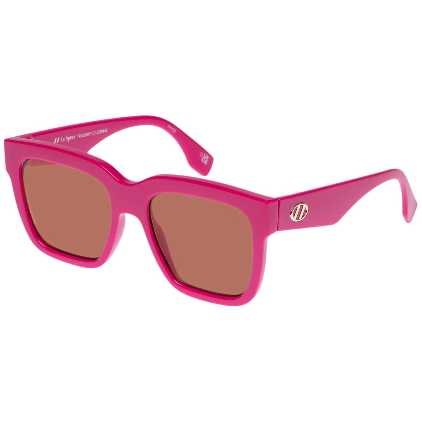 LE SUSTAIN : Tradeoff - Hot Pink Sunglasses