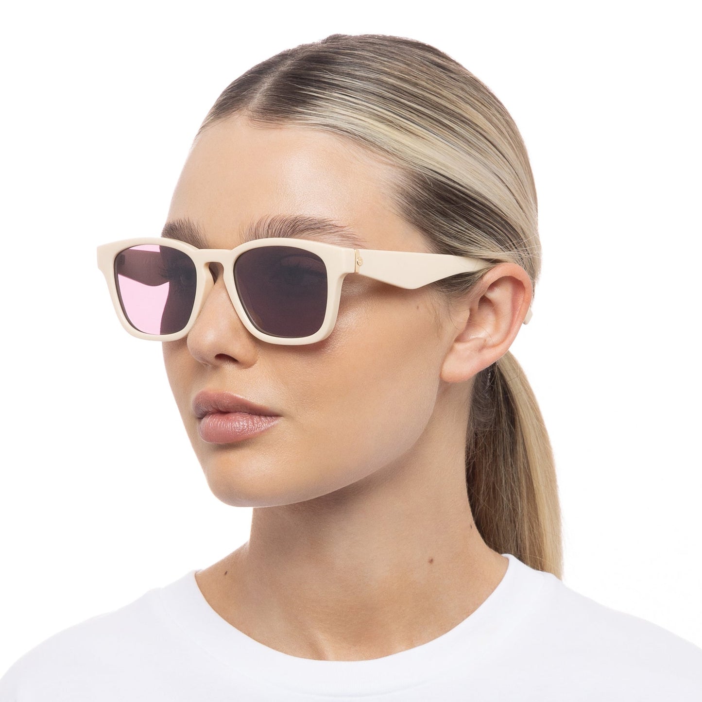 LE SUSTAIN : Players Playa - Ivory Sunglasses
