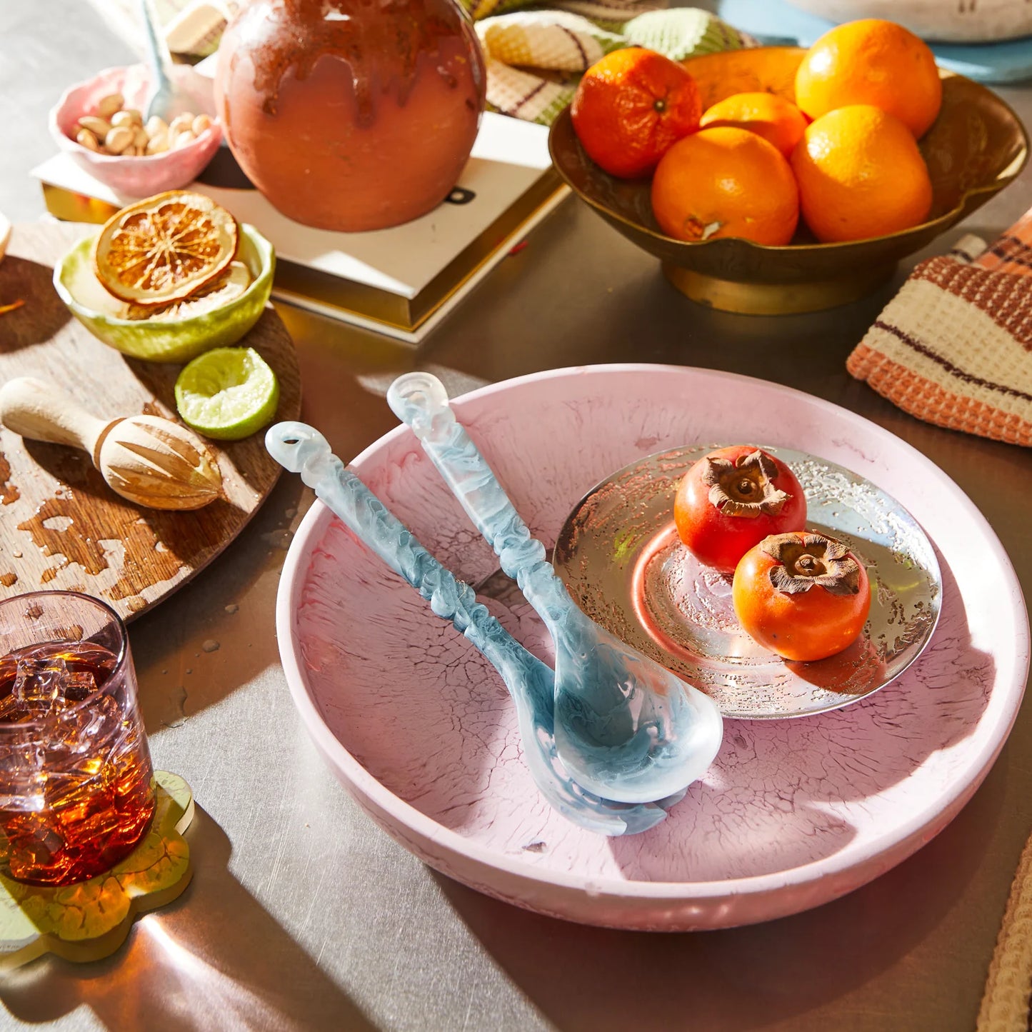 SAGE x CLARE : Wilkie Salad Servers - Smoke