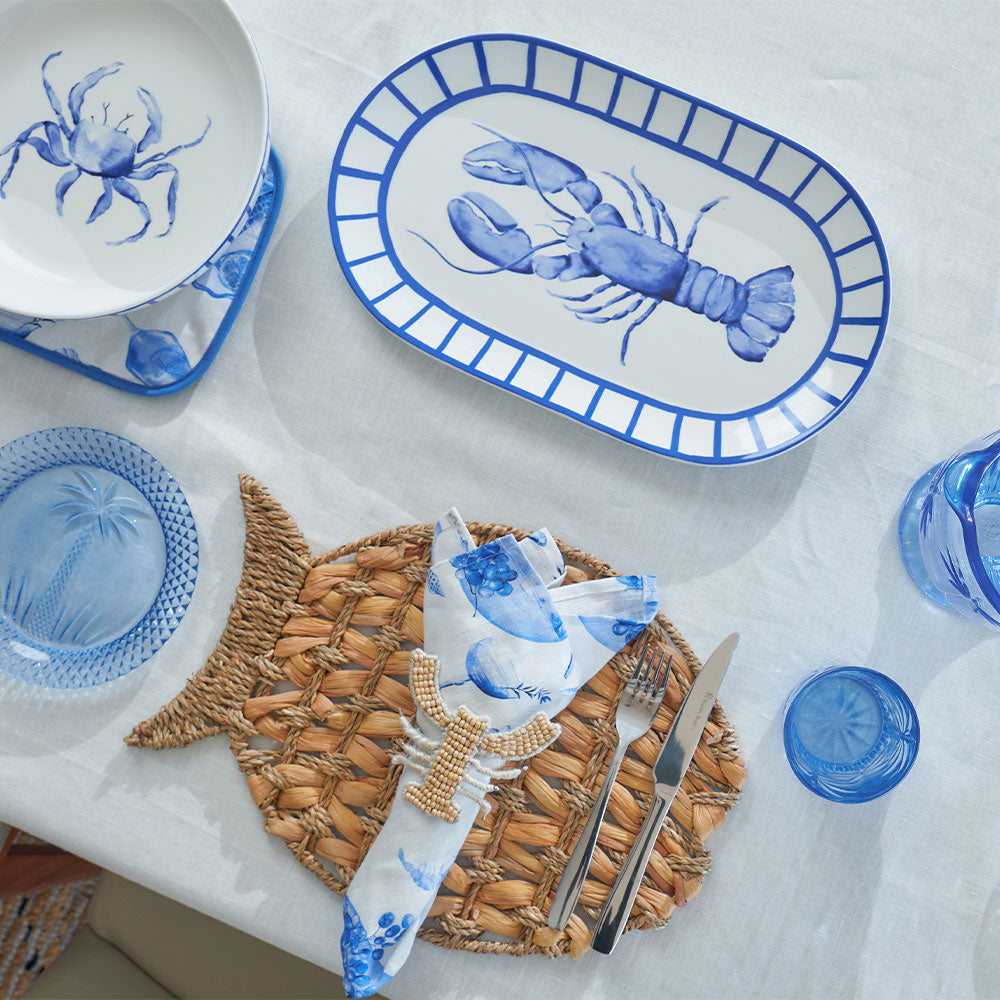 ANNABEL TRENDS : Placemat Water Hyacinth - Seaside