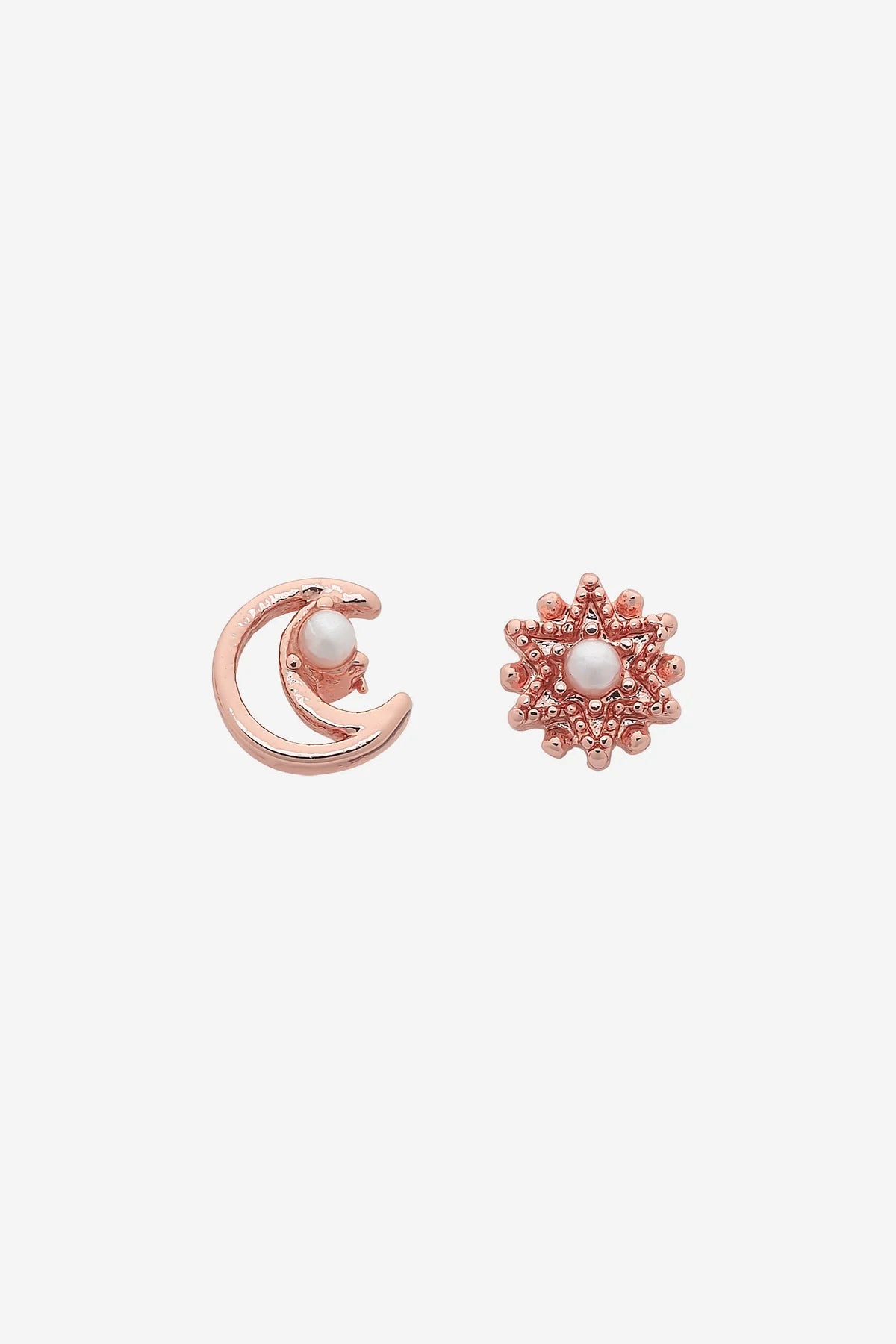 LIBERTE : Petite Sailor Rose Gold Earring