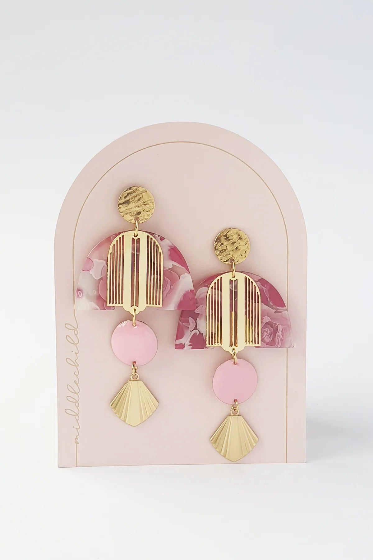 MIDDLE CHILD : Charleston Earrings - Pink