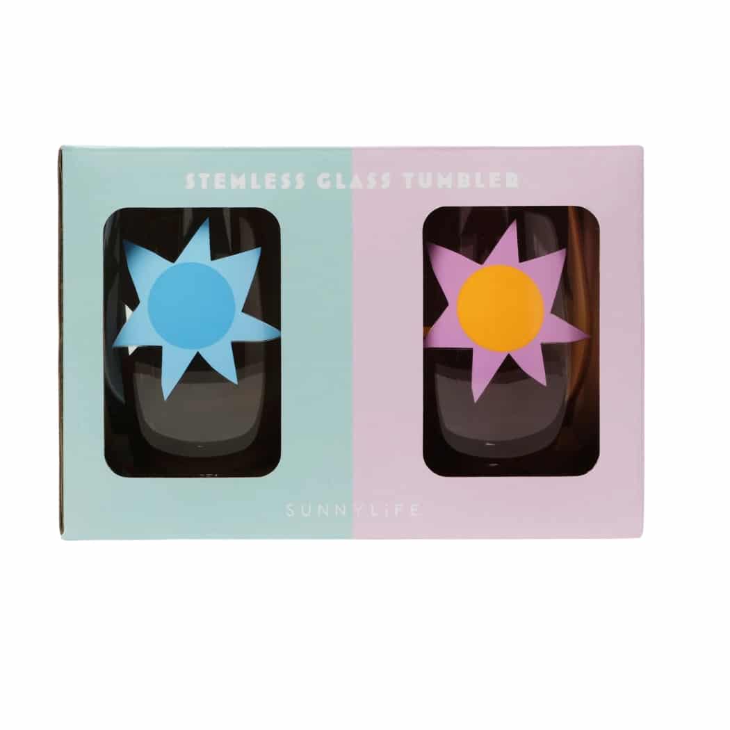 SUNNYLIFE : Stemless Glass Tumbler - Utopia