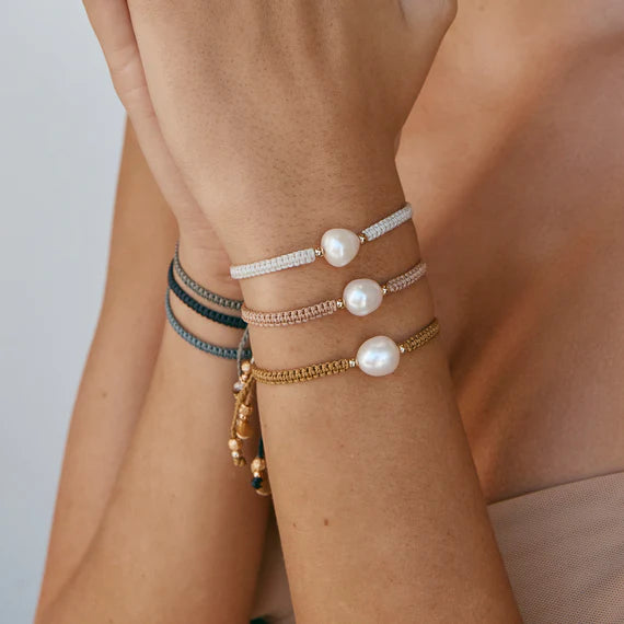 FAIRLEY : Pearl Rope Bracelet - Oyster