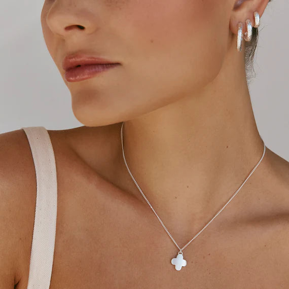 FAIRLEY : Antique Silver - Midi Hoops