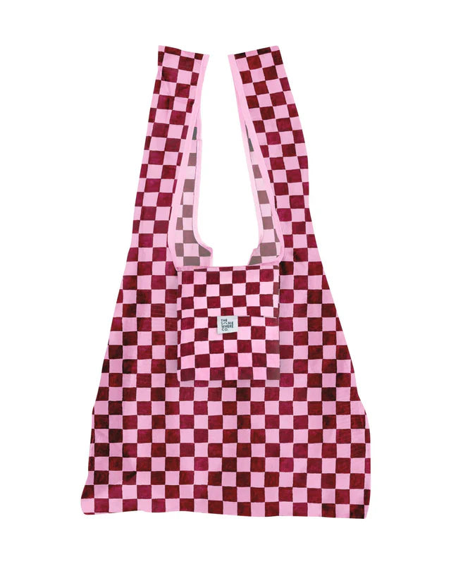 THE SOMEWHERE CO: Crimson Haze - Reusable Shopping Bag