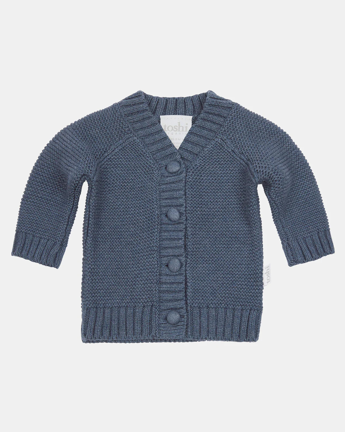 TOSHI : Organic Cardigan Andy - Moonlight