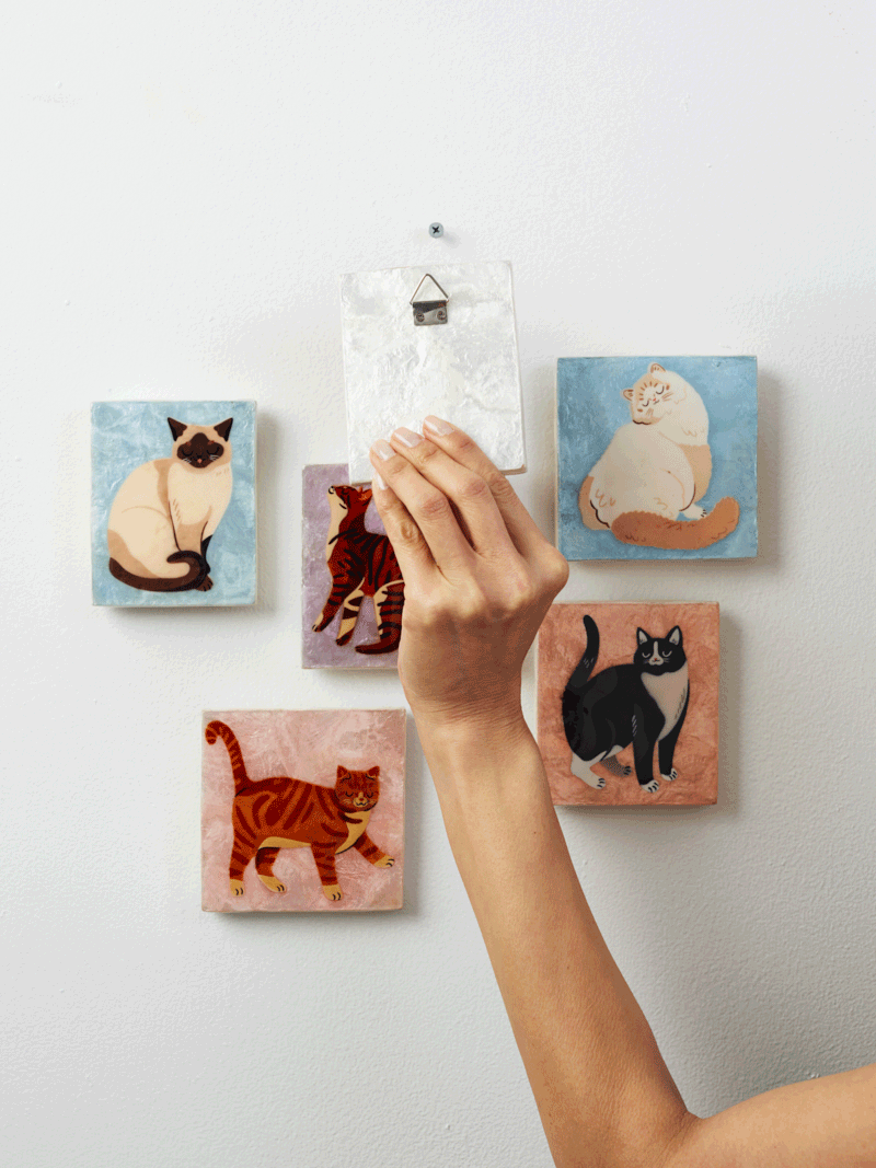 JONES & CO : Purr Bengal Cat - Wall Art