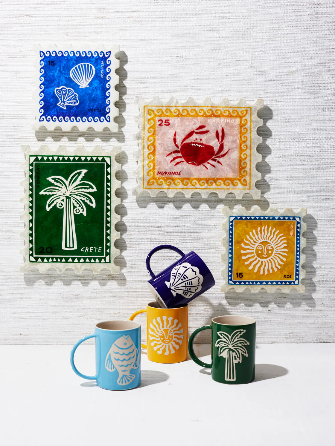 JONES & CO : Sunroom Crab stamp - Wall Art