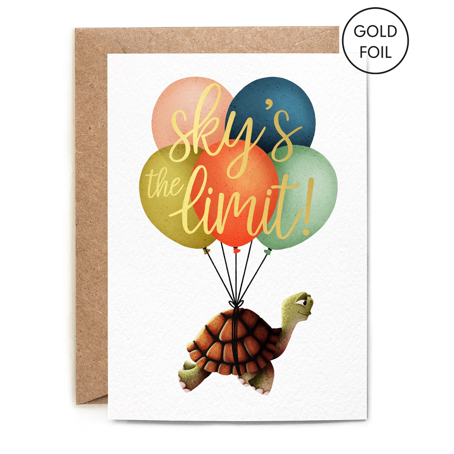 GREETING CARD : Sky's The Limit! - Greeting Card