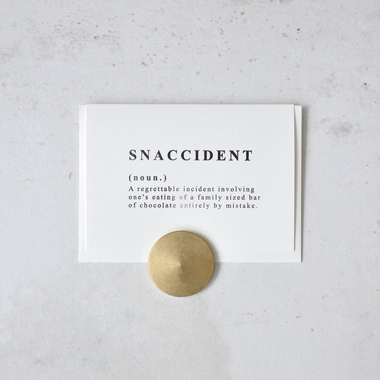 GREETING CARD : Snaccident - Greeting Card