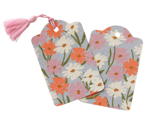 GREETING CARD : Plantable Floral Gift Tag - Gift Tag