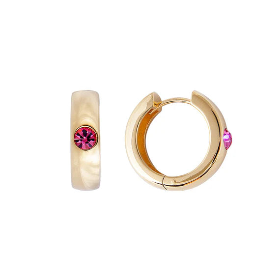 FAIRLEY : Rose Chubby Maxi Hoops