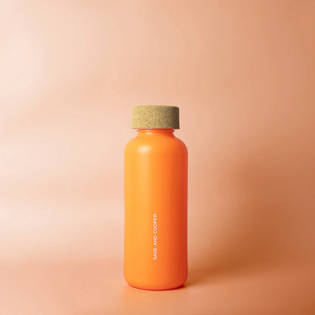SAGE & COOPER : Organic 650mL Orange - Water Bottle