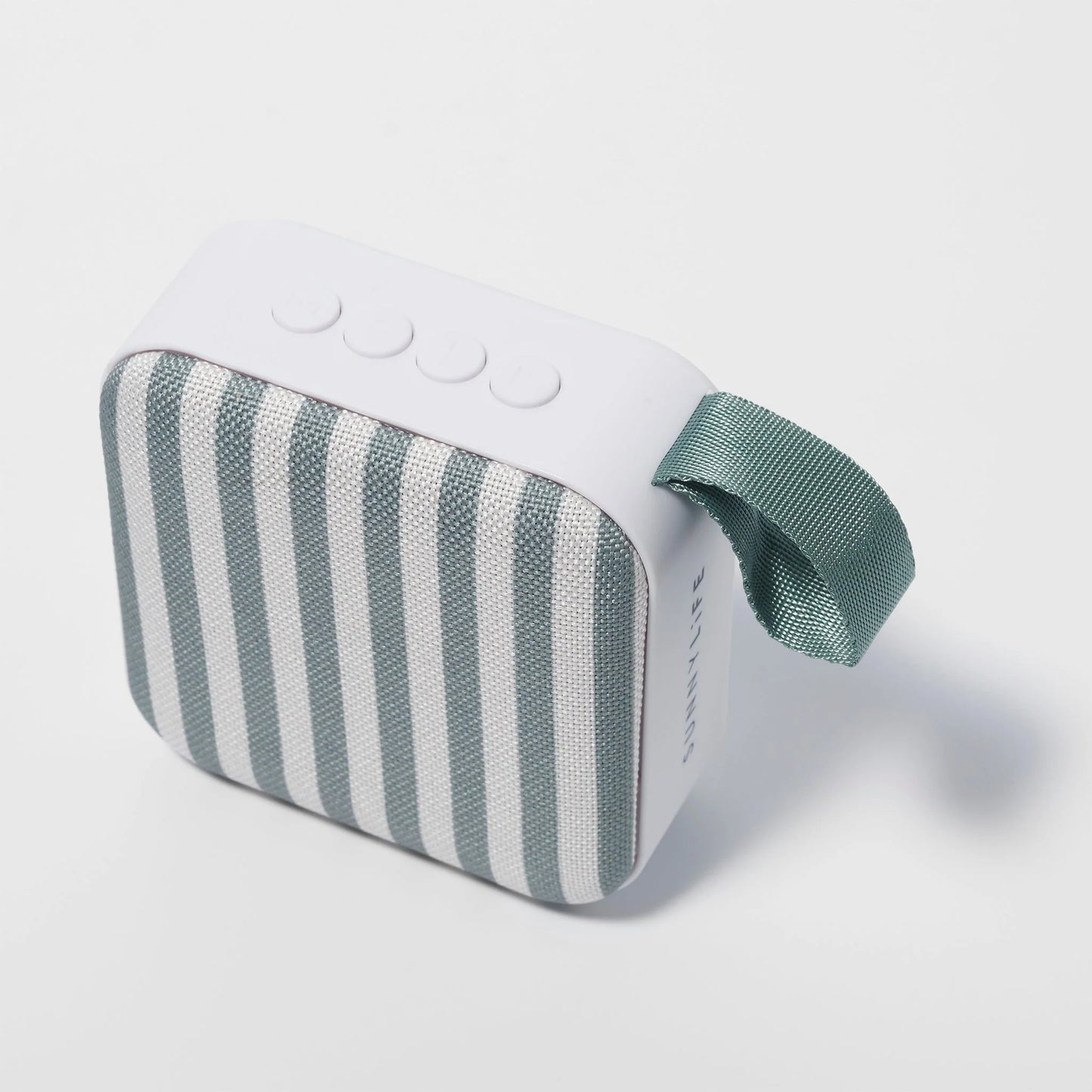 SUNNYLIFE : Portable Travel Speaker - The Vacay Olive Stripe