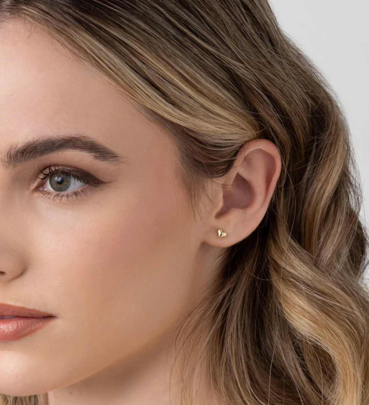 LIBERTE : Mariel Silver Heart Earring