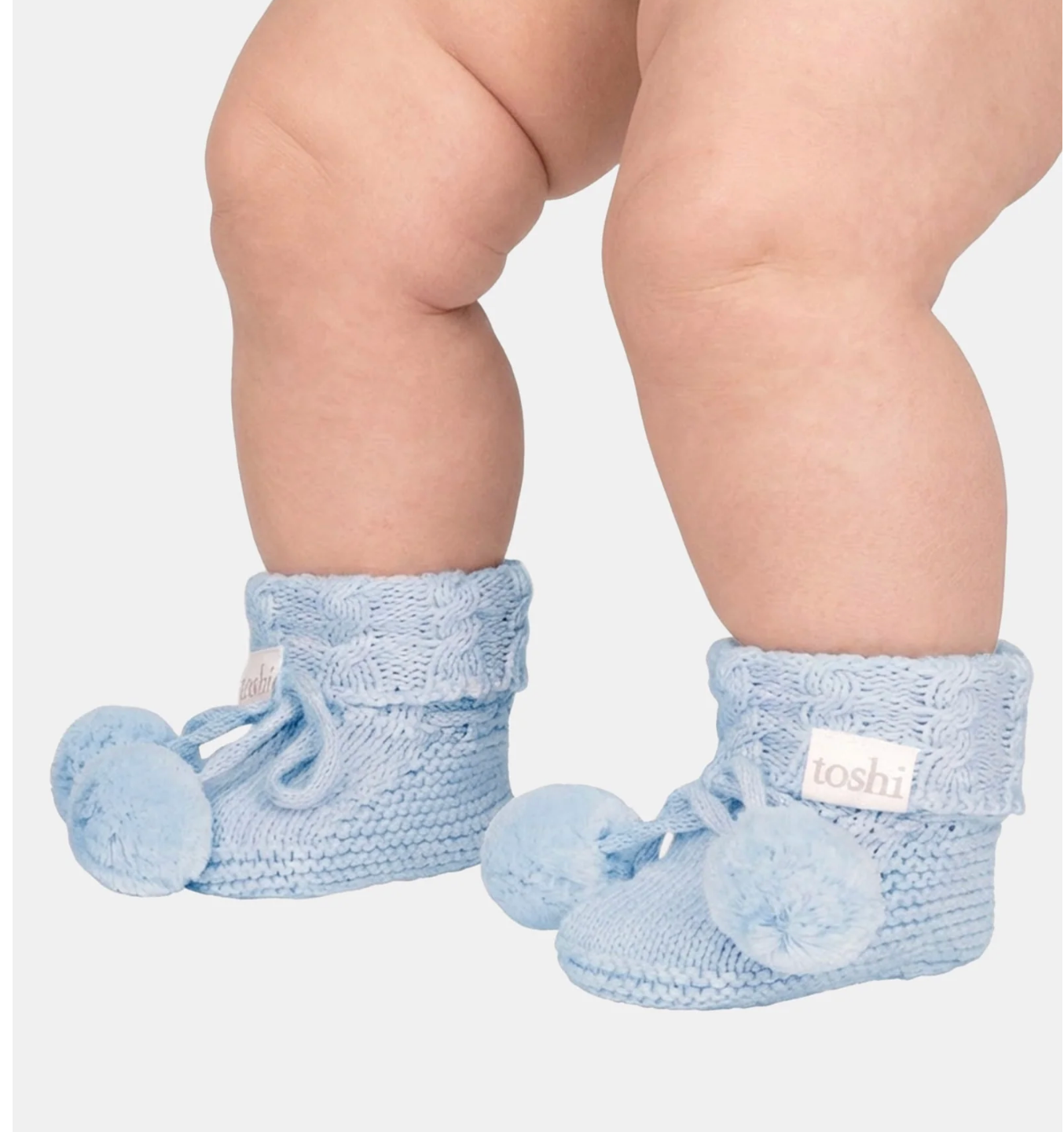 TOSHI : Organic Booties Yummy Bluebell