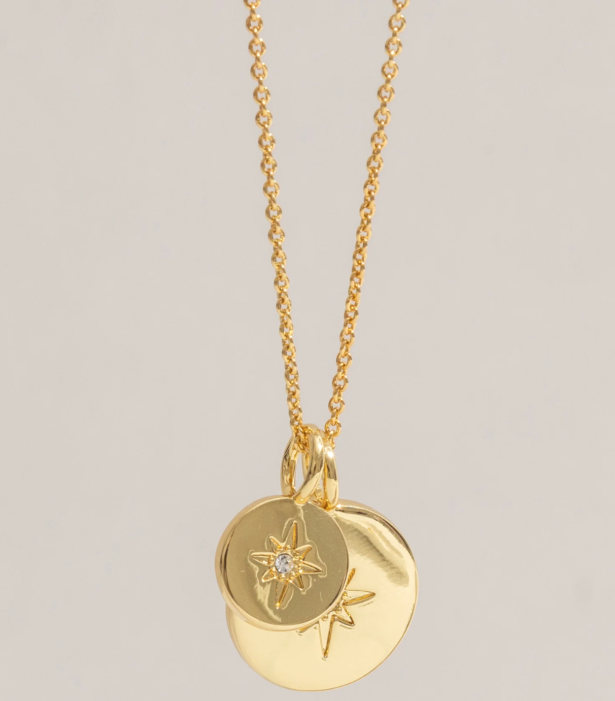 LIBERTE - Beck Gold Clear Necklace