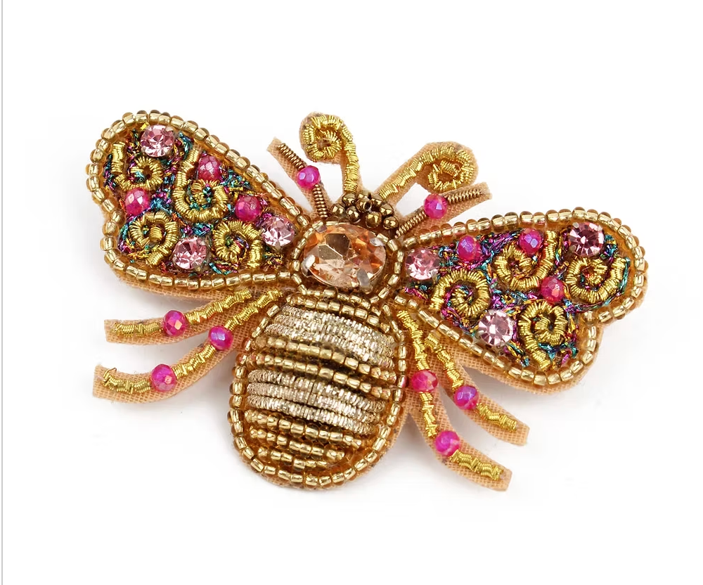 MY DORIS - Pink Bee Brooch