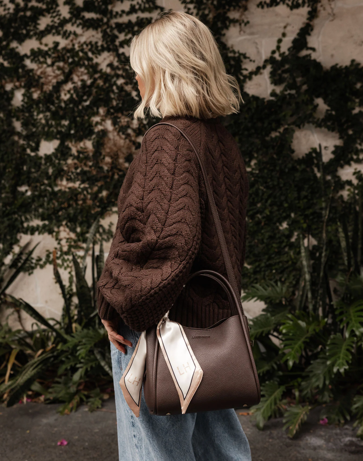 LOUENHIDE - Steffie Mini Tote Bag - Chocolate