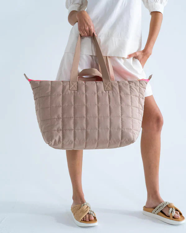 ELMS & KING : Spencer Carry Taupe Carry All - Bag