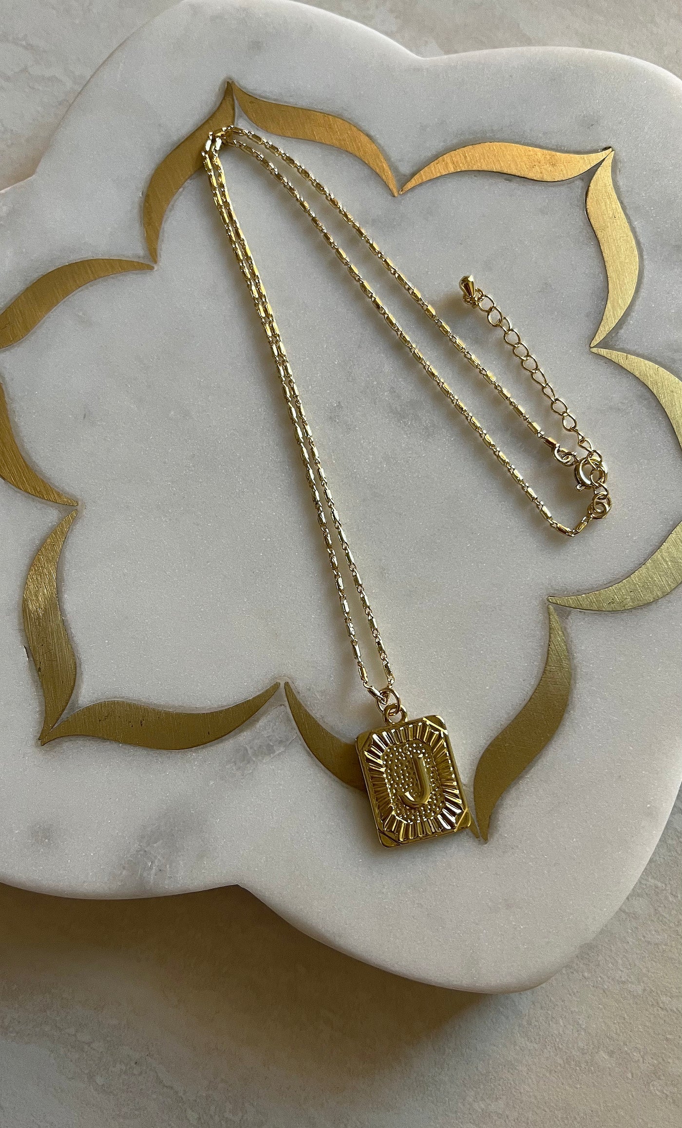 TUNIK : Namesake Charm Necklace