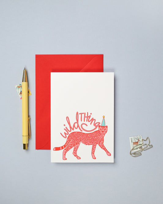 GREETING CARD : Wild Thing - Greeting Card