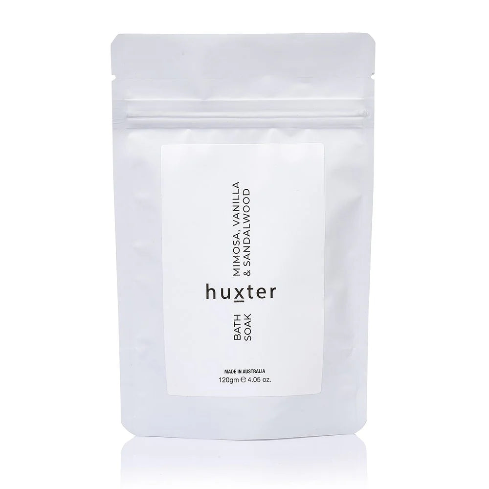 HUXTER : 120g - Mimosa, Vanilla & Sandalwood - Bath Soak
