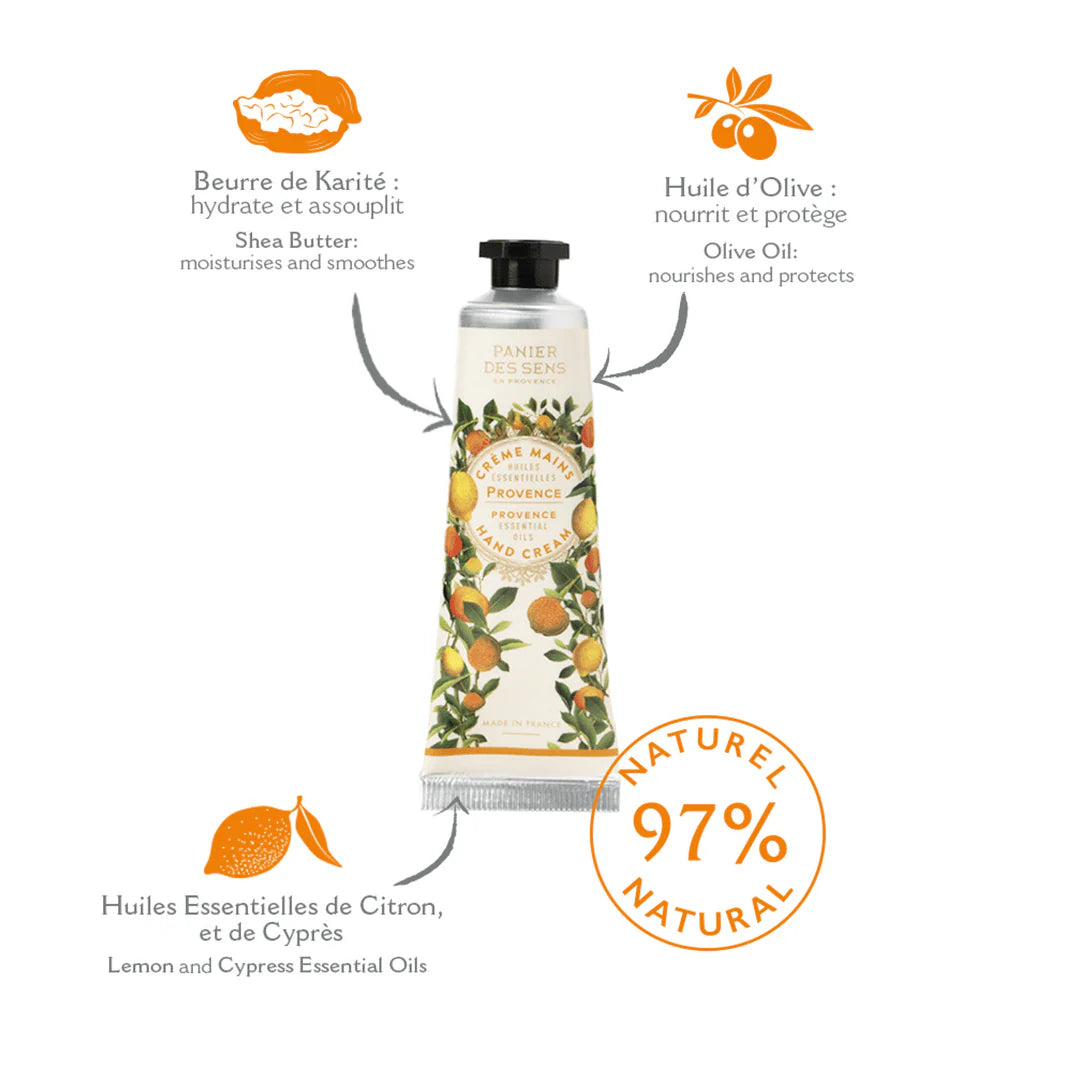 PANIER DES SENS : 30ml Creme Mains Provence Fragrance - Hand Cream