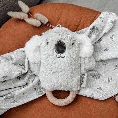 OB DESIGNS : Kelly Koala - Soft Rattle Toy 6.8"/17cm